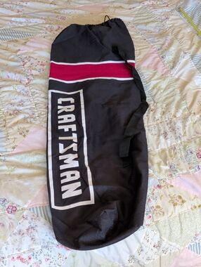 Craftsman Black and Red Tool Bag Duffel